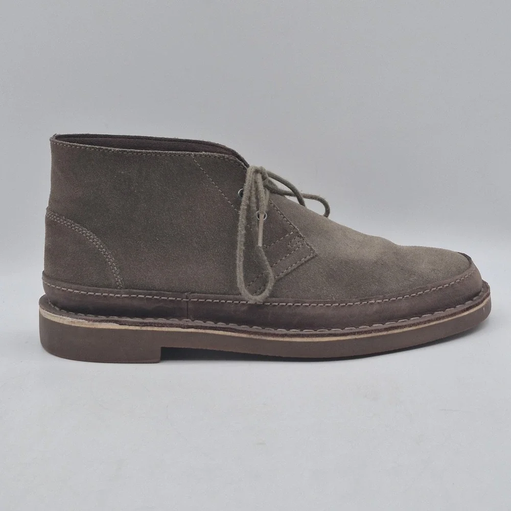 Clarks Boots Mens Size 9.5‎ Brown Suede Chukka Lace Up Casual Comfort 26107688
